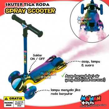 Skuter Asap - Kickboard Spray Rocket Scooter
